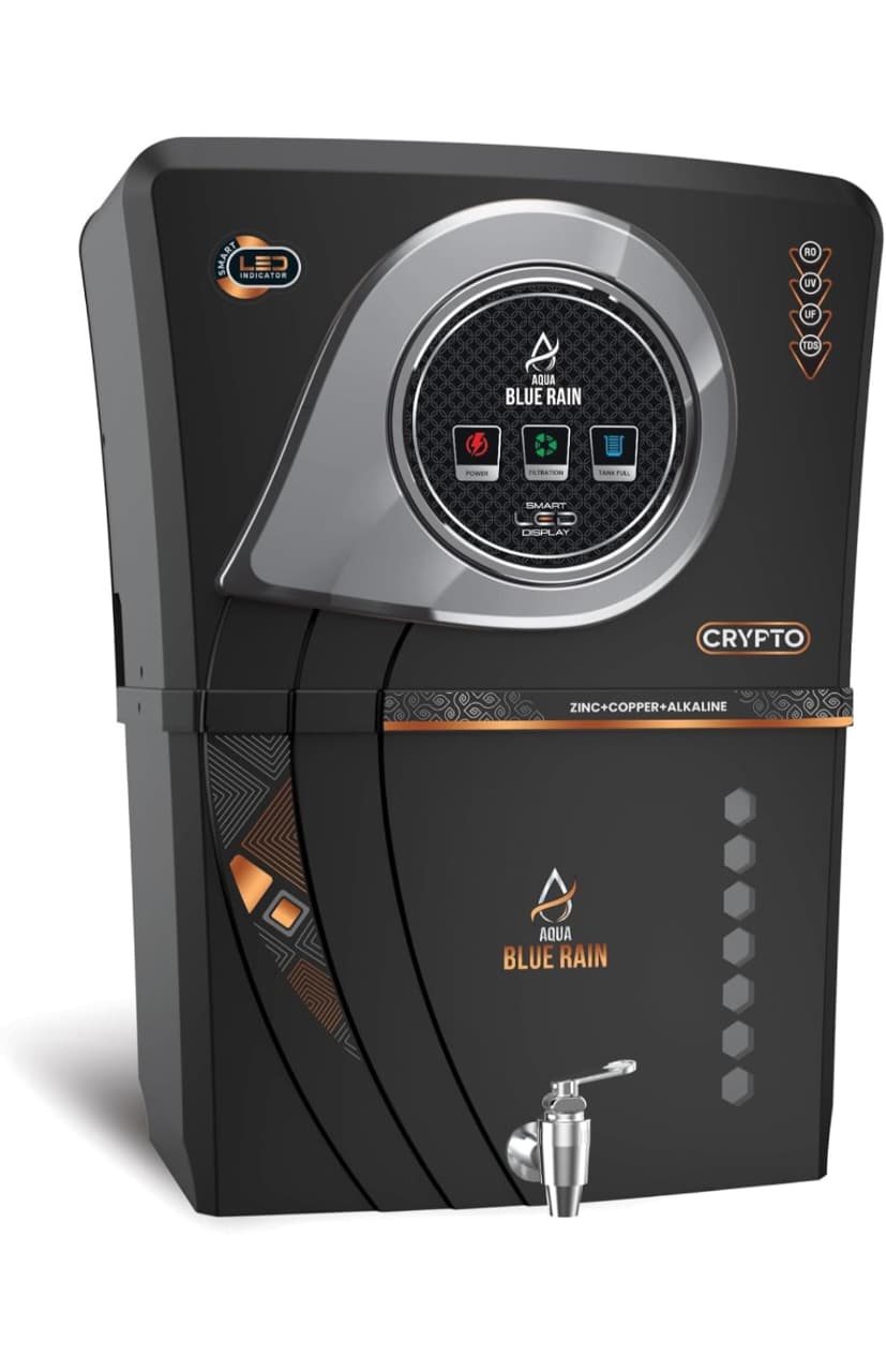 Aqua Blue Rain crypto led